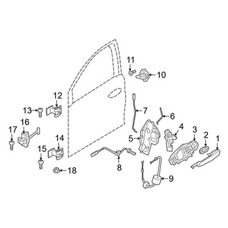 BMW OE - Front Door - Lock & Hardware