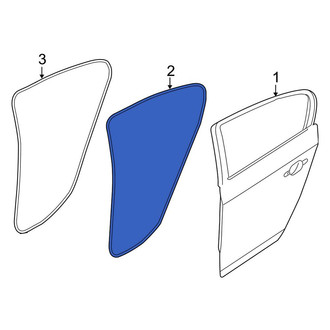 BMW OE - Rear Outer Door Seal