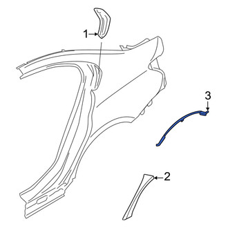 BMW OE - Rear Side Body Trim Protector