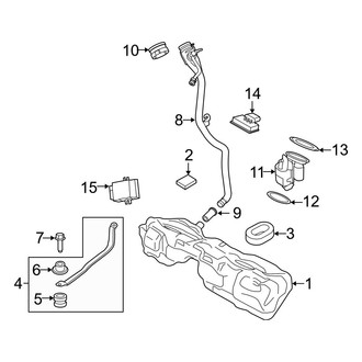 BMW OE - Fuel System Components (Base Sedan)