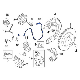 BMW OE - Rear Disc Brake Pad Wear Sensor