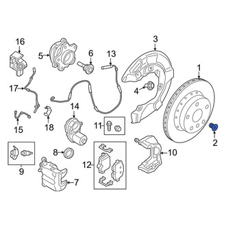BMW OE - Disc Brake Rotor Bolt