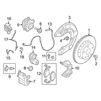 BMW OE - Rear Suspension - Brake Components