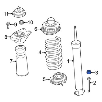 BMW OE - Lower Suspension Shock Absorber Nut