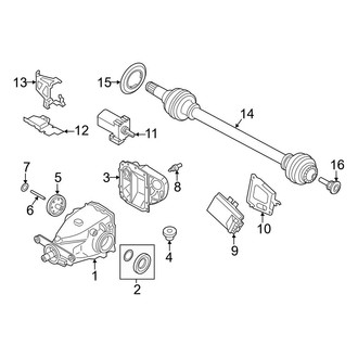 BMW OE - Rear Suspension - Axle & Differential (With M Sport, Differential)