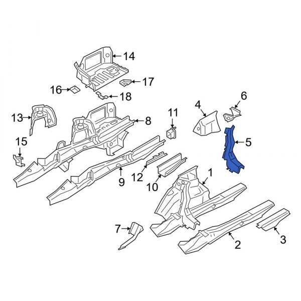 Wheel Housing Side Panel Brace