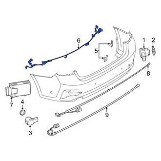 BMW OE - Rear Parking Aid System Wiring Harness