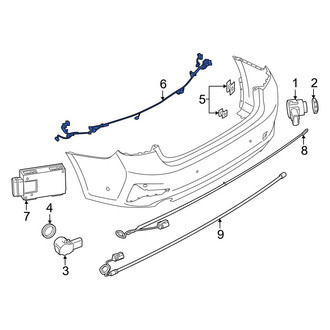 BMW OE - Rear Parking Aid System Wiring Harness