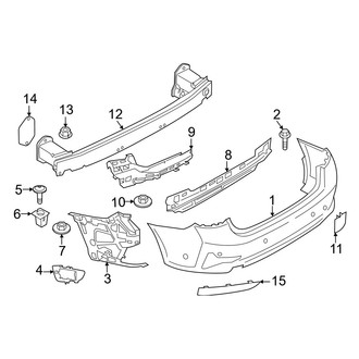 BMW OE - Rear Bumper - Bumper & Components (Base)