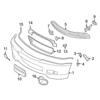 BMW OE - Front Bumper - Bumper & Components (With M Style), (Convertible / Coupe)
