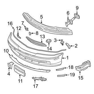 BMW OE - Front Bumper - Bumper & Components (W/O M Style), (Convertible / Coupe)