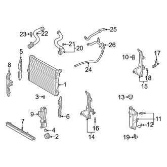 BMW OE - Engine Coolant Reservoir Clamp