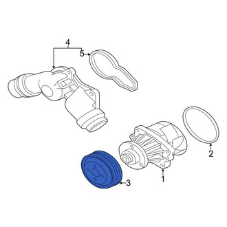 BMW OE - Engine Water Pump Pulley