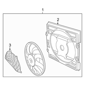 BMW OE - Air Conditioner & Heater - Condenser Fan