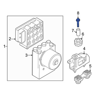 BMW OE - ABS Modulator Bolt