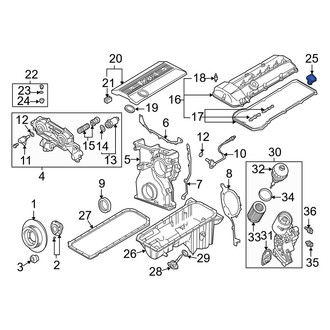 BMW OE - Engine Oil Filler Cap