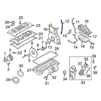 BMW OE - Right Engine Timing Cover Gasket
