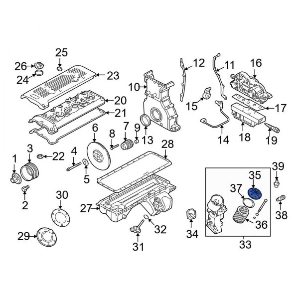 Engine Oil Filter Housing Cover