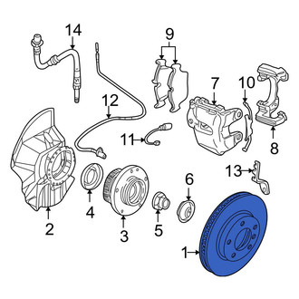 BMW OE - Front Right Disc Brake Rotor