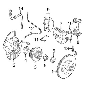 BMW OE - Front Suspension - Brake Components