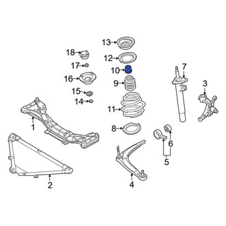 BMW OE - Front Suspension Strut Bumper