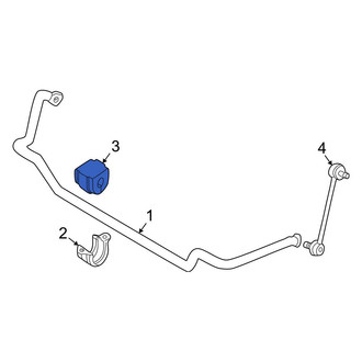 BMW OE - Front Suspension Stabilizer Bar Bushing