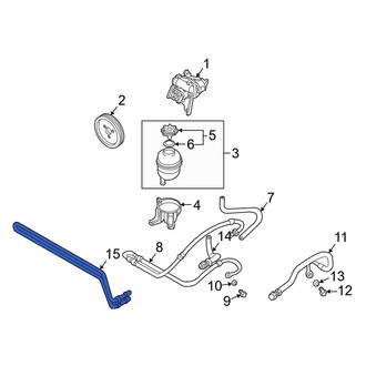 BMW OE - Front Power Steering Cooler