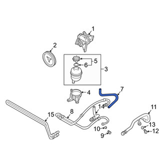 BMW OE - Power Steering Reservoir Hose