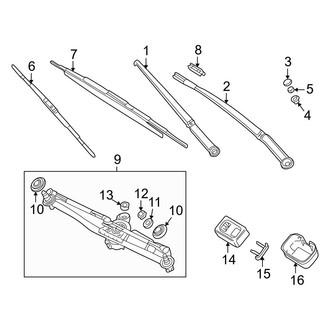 BMW OE - Windshield - Wiper & Washer Components (Wiper Components)