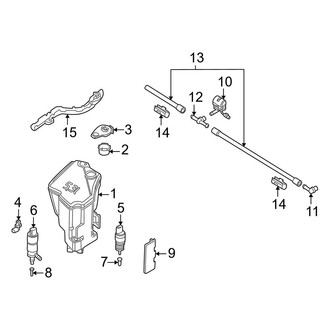 BMW OE - Windshield - Wiper & Washer Components (W/O Washer Components)