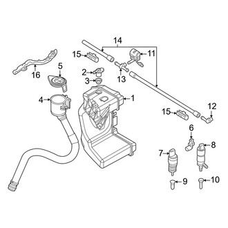 BMW OE - Windshield - Wiper & Washer Components (Washer Components)