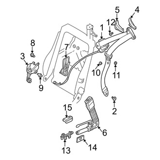 BMW OE - Restraint Systems - Front Seat Belts (Convertible)