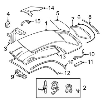 BMW OE - Removable Top - Top & Components (Convertible)