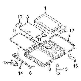 BMW OE - Roof - Sunroof (Coupe)