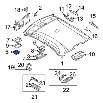 BMW OE - Roof Bezel