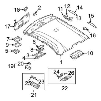 BMW OE - Roof - Interior Trim (Coupe)