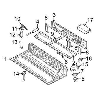 BMW OE - Convertible/Soft Top - Stowage Compartment (Convertible)