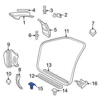 BMW OE - Door Sill Plate Clip