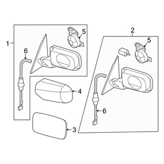 BMW OE - Door - Outside Mirrors