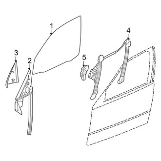BMW OE - Door - Glass & Hardware (Base)