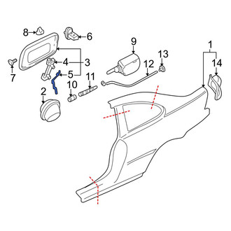BMW OE - Fuel Door Spring