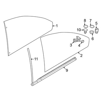 BMW OE - Quarter Panel - Glass & Hardware (Coupe)