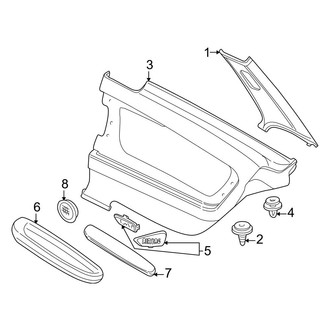 BMW OE - Quarter Panel - Interior Trim (Coupe)