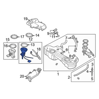 BMW OE - Fuel Sender and Hanger Assembly