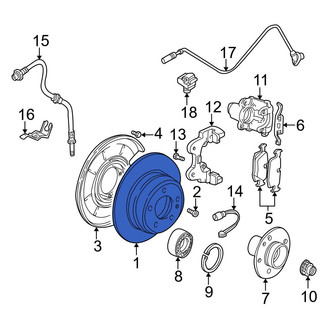 BMW OE - Rear Disc Brake Rotor