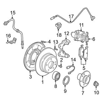 BMW OE - Rear Suspension - Brake Components