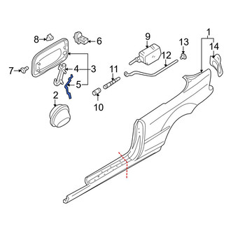 BMW OE - Fuel Door Spring
