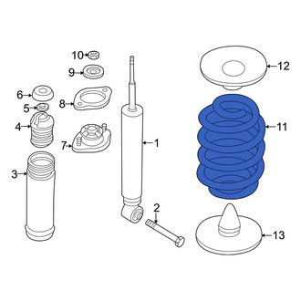 BMW OE - Rear Coil Spring