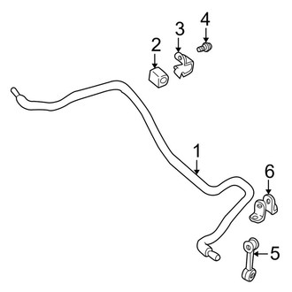 BMW OE - Rear Suspension - Stabilizer Bar & Components
