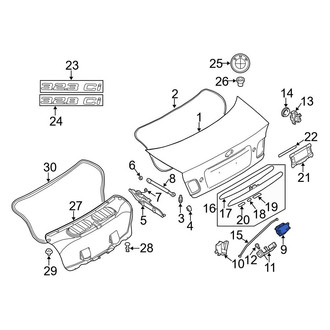 BMW OE - Rear Deck Lid Latch
